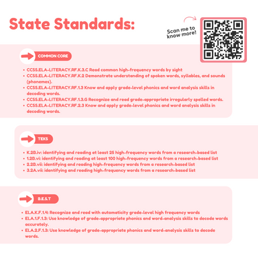 The Fidget Game: Sight Words Edition!